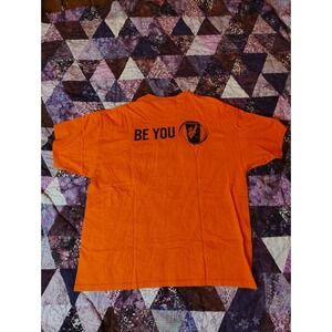Vintage‎ Y2K Dr Pepper Shirt Mens XL Orange Graphic Be You Soda Drink